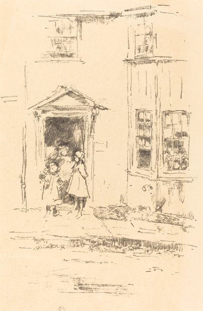 La petite porte, Lyme Regis - James Abbott McNeill Whistler