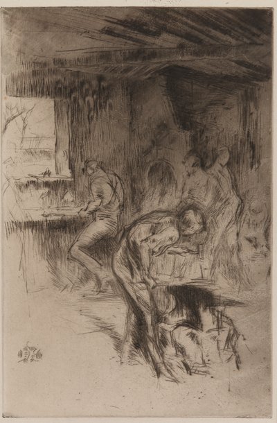 La Petite Forge, Liverpool - James Abbott McNeill Whistler