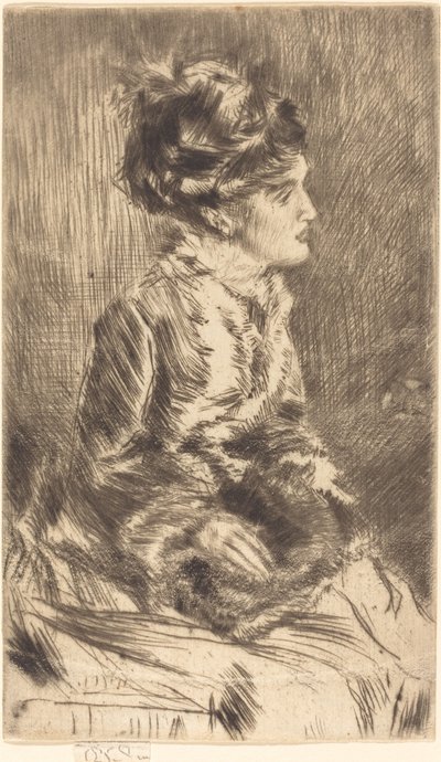 Le Manchon - James Abbott McNeill Whistler