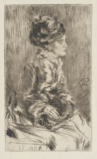 Le manchon - James McNeill Whistler