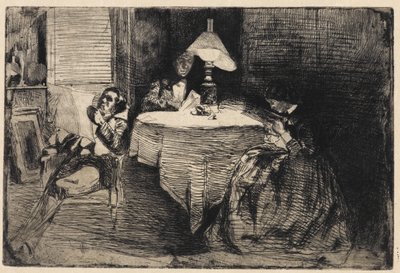 La salle de musique - James Abbott McNeill Whistler