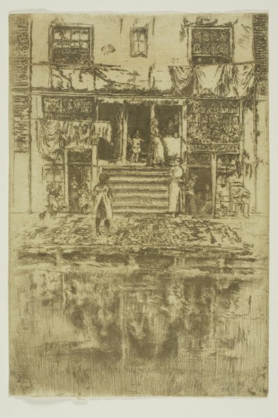 Les marches, Amsterdam - James Abbott McNeill Whistler