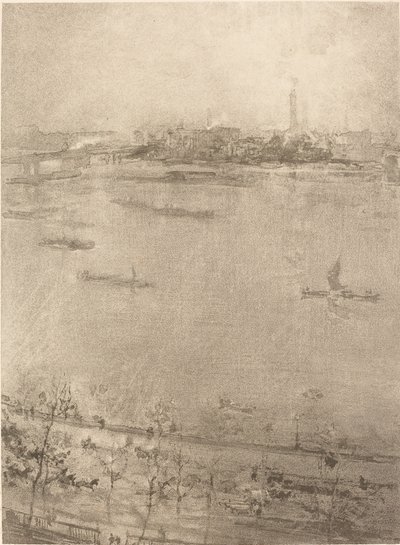 La Tamise - James Abbott McNeill Whistler