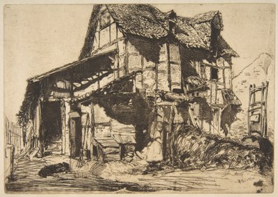 L'immeuble insalubre (La vieille ferme) - James McNeill Whistler