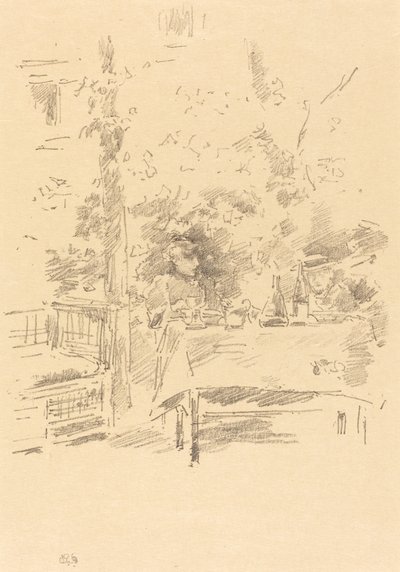 Tête-à-tête dans le jardin - James Abbott McNeill Whistler