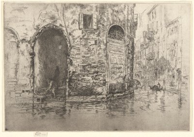 Deux Portes, de la Première Série de Venise - James Abbott McNeill Whistler