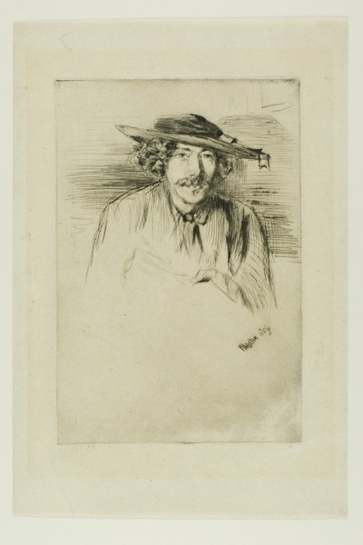 Whistler avec un chapeau - James Abbott McNeill Whistler