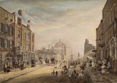 Vue vers Hanover Square montrant Holles Street, Londres - James Miller
