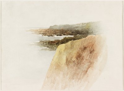 Paysage marin : promontoire et falaises - James Miller Brown