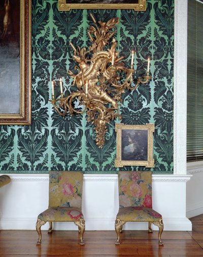 Chaises latérales et girandole, de la suite de la galerie, fabriquées par James Pascall - James Pascall
