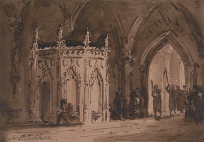 Procession dans une église - James Pattison Cockburn