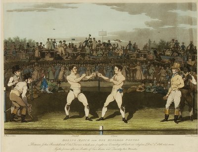 Match de boxe pour cent livres - James Pollard