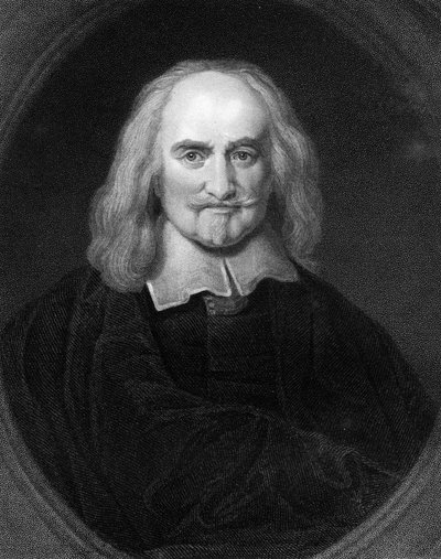 Thomas Hobbes, philosophe anglais du 17e siècle, 1836 - James Posselwhite