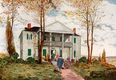 Morris-Jumel Mansion, Washington Heights, 18e siècle, 1921 - James Preston
