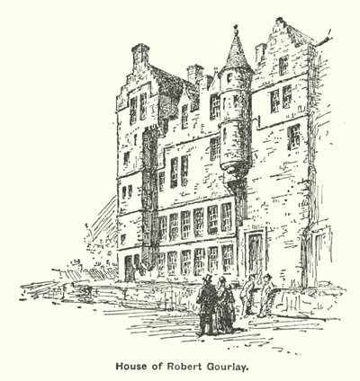 Maison de Robert Gourlay (lithographie) - James Riddel
