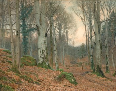 Bois gallois en hiver - James Thomas Watts