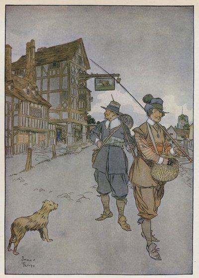 Illustration pour The Compleat Angler par Izaak Walton - James Thorpe