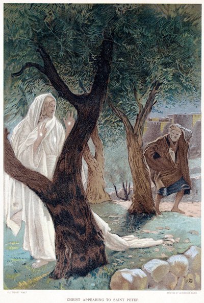 Le Christ apparaissant à Saint Pierre, vers 1890 - James Tissot