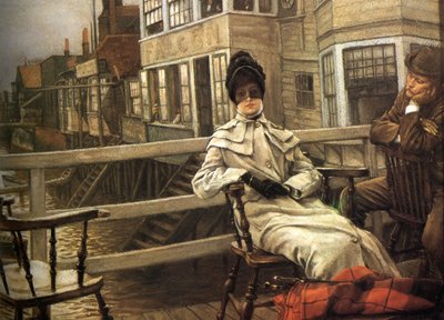 En attendant le ferry II - James Tissot