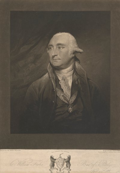 Sir William Forbes, 6e baronnet de Monymusk et Pitsligo - James Ward