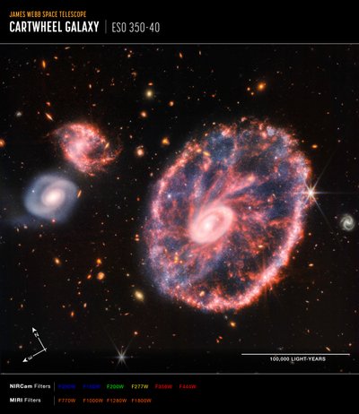 Galaxie de la Roue de Chariot - James Webb Space Telescope (NASA)