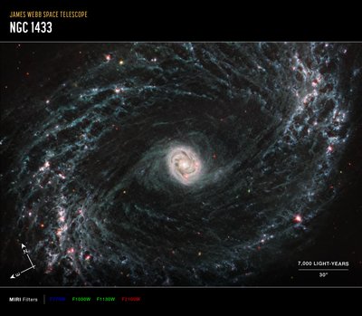 NGC 1433 - James Webb Space Telescope (NASA)