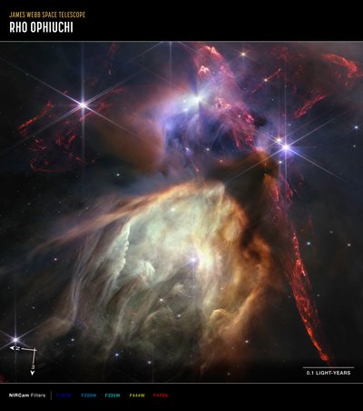 Rho Ophiuchi - James Webb Space Telescope (NASA)
