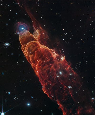 Un télescope dévoile la vraie nature de la tornade cosmique - James Webb Space Telescope (NASA)