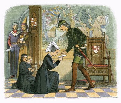 Le roi Édouard IV et lady Elizabeth Grey - James William Edmund Doyle