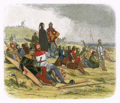 Les Anglais attendent les Français à Crécy - James William Edmund Doyle