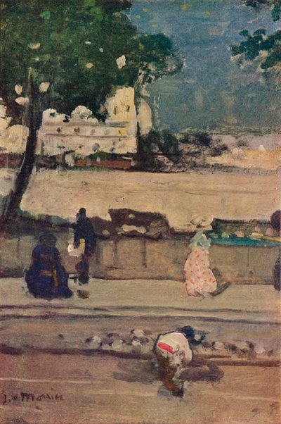 Quai des Grands Augustins, Paris, XIXe siècle - James Wilson Morrice