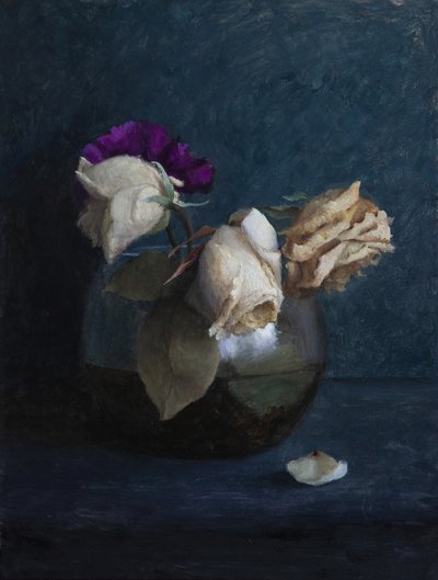 Nature morte florale sombre - James Zamora