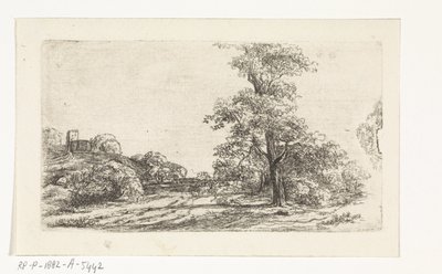 Paysage avec un arbre - Jan Andries Töpfer