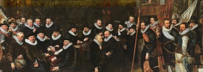 Réception de la garde civique au champ de tir Saint-Sébastien par la municipalité de La Haye, 1618 - Jan Anthonisz Ravesteyn van