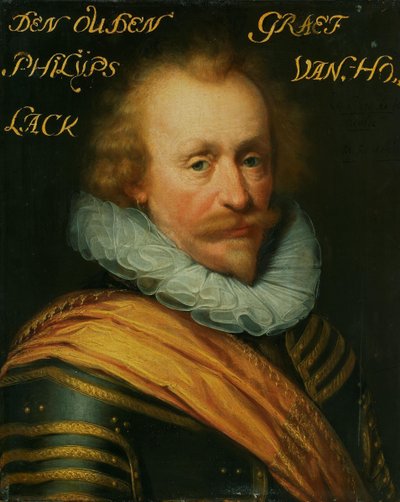 Portrait de Philippe, comte de Hohenlohe zu Langenburg - Jan Antonisz van Ravesteyn (workshop of)
