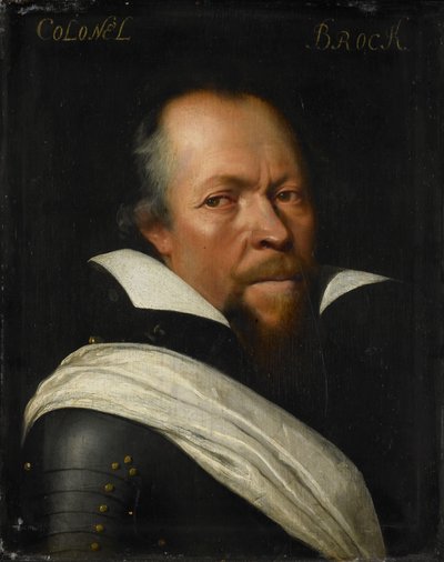 Portrait de Sir William Brog, colonel des Old Scotch Guards - Jan Antonisz van Ravesteyn (workshop of)