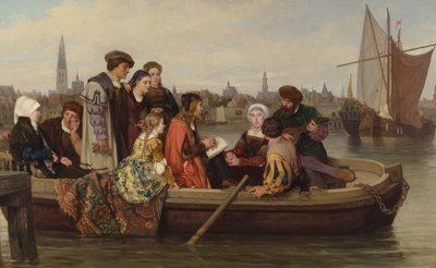 Albrecht Dürer visitant Anvers en 1520, 1873 - Jan Antoon Neuhuys