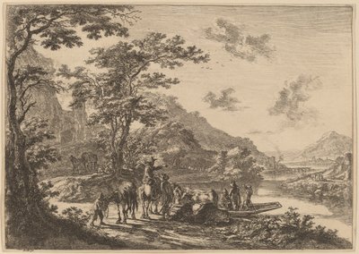 Vue du Tibre dans la Campagne - Jan Both