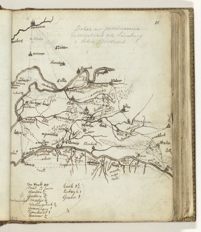 Carte de la région entre Doetinchem et Venlo - Jan Brandes