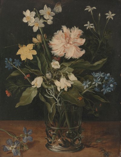 Nature morte avec des fleurs dans un verre - Jan Brueghel (I)
