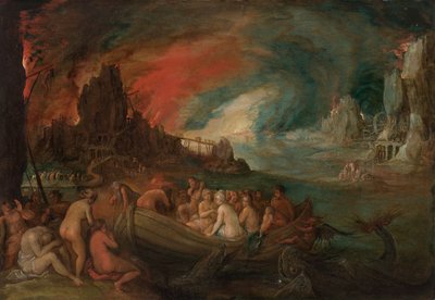 Charon fait traverser le Styx aux âmes - Jan Brueghel the Younger