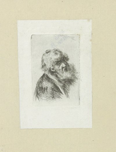 Vieil homme avec barbe - Jan Chalon