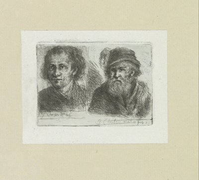 Deux hommes - Jan Chalon