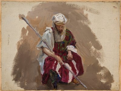 Marino - Portrait en costume africain - Jan Ciągliński