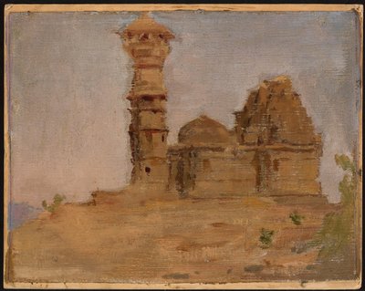 Ancien temple abandonné à Chittorgarh. D