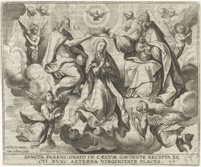 Couronnement de Marie - Jan Collaert (II)