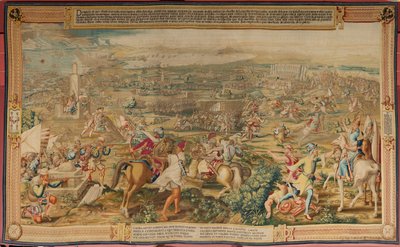 Tapisserie Flamande. Série La Conquête de Tunis. L