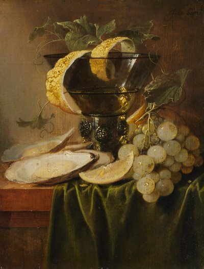 Nature morte avec un verre et des huîtres - Jan Davidsz de Heem