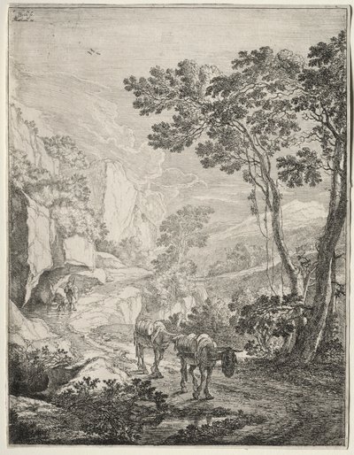 Les Deux Mules. Rocca Aquatico près d
