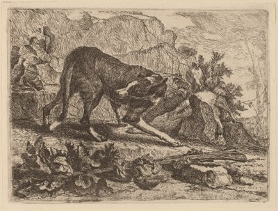 Paysage avec lévrier et fusil - Jan Fyt